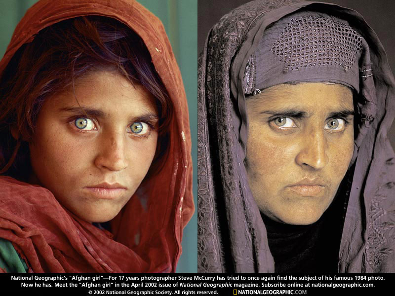 Afghan girl 1984-2002